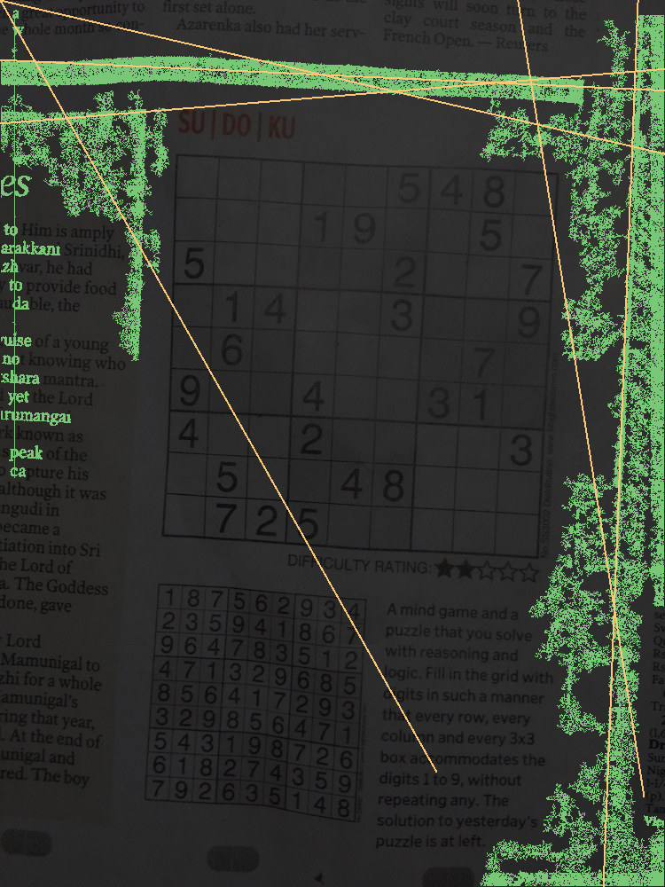Sudoku Tespiti Örnek 4